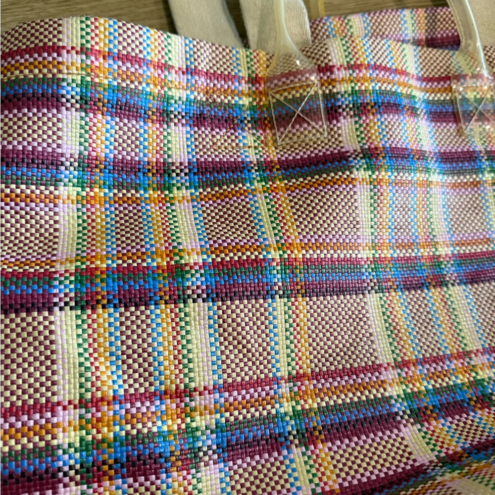 Madewell Plaid Tote Bag - Picture 2 of 4